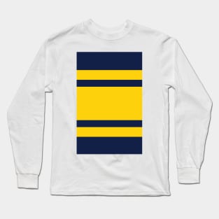 Los Angeles Varsity Retro Home Navy & Yellow Design Long Sleeve T-Shirt